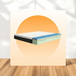 Matelas Original Plus x Zone Confort Quadrillée [7NTNAK48-Z-6]